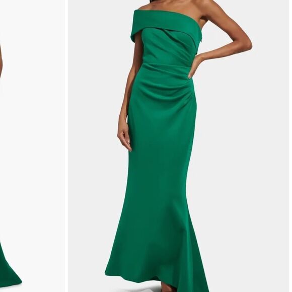 NWT Eliza J off shoulder gown - Picture 4 of 5